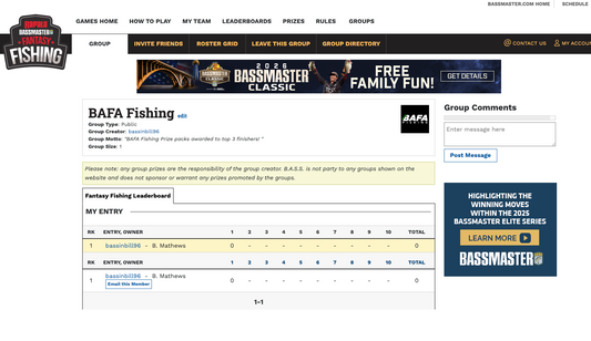 Want to win FREE BAFA Baits?