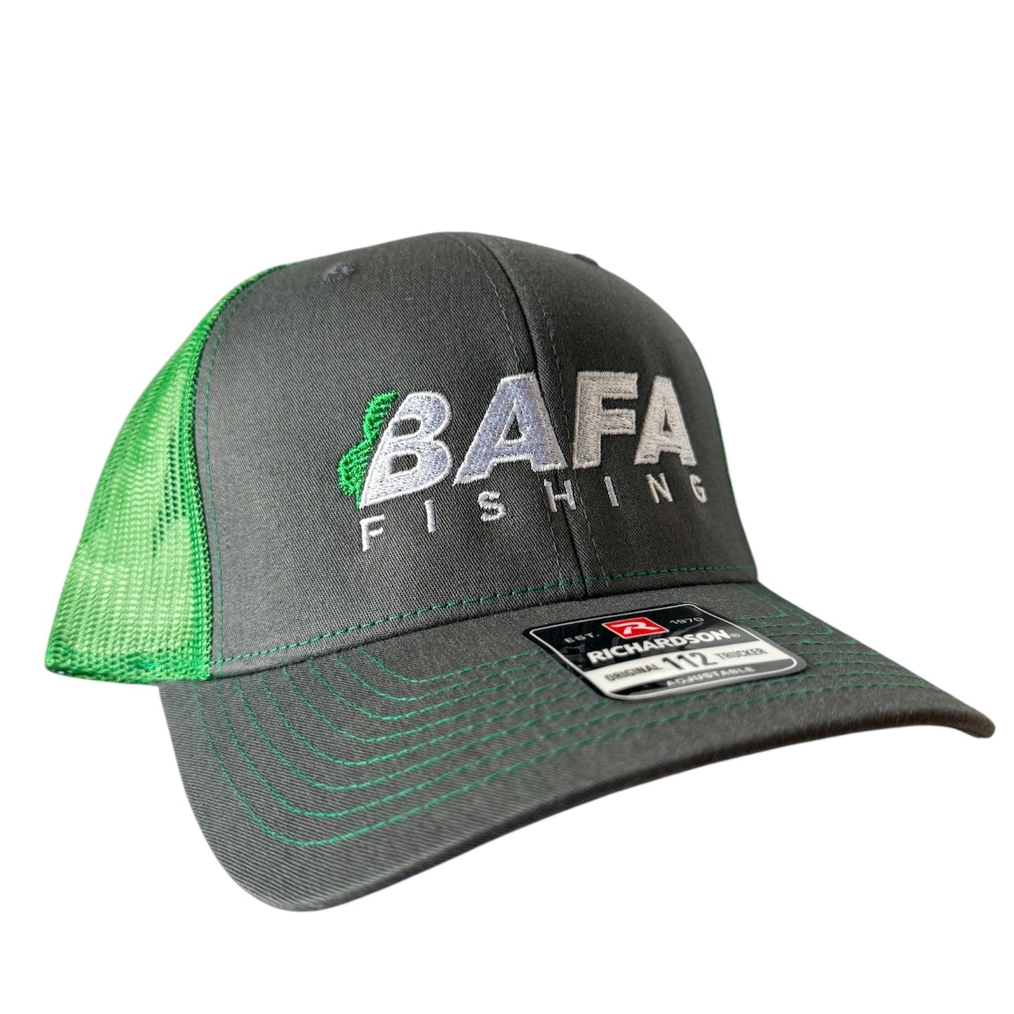 BAFA Fishing Richardson 112 Cap - Green/Gray